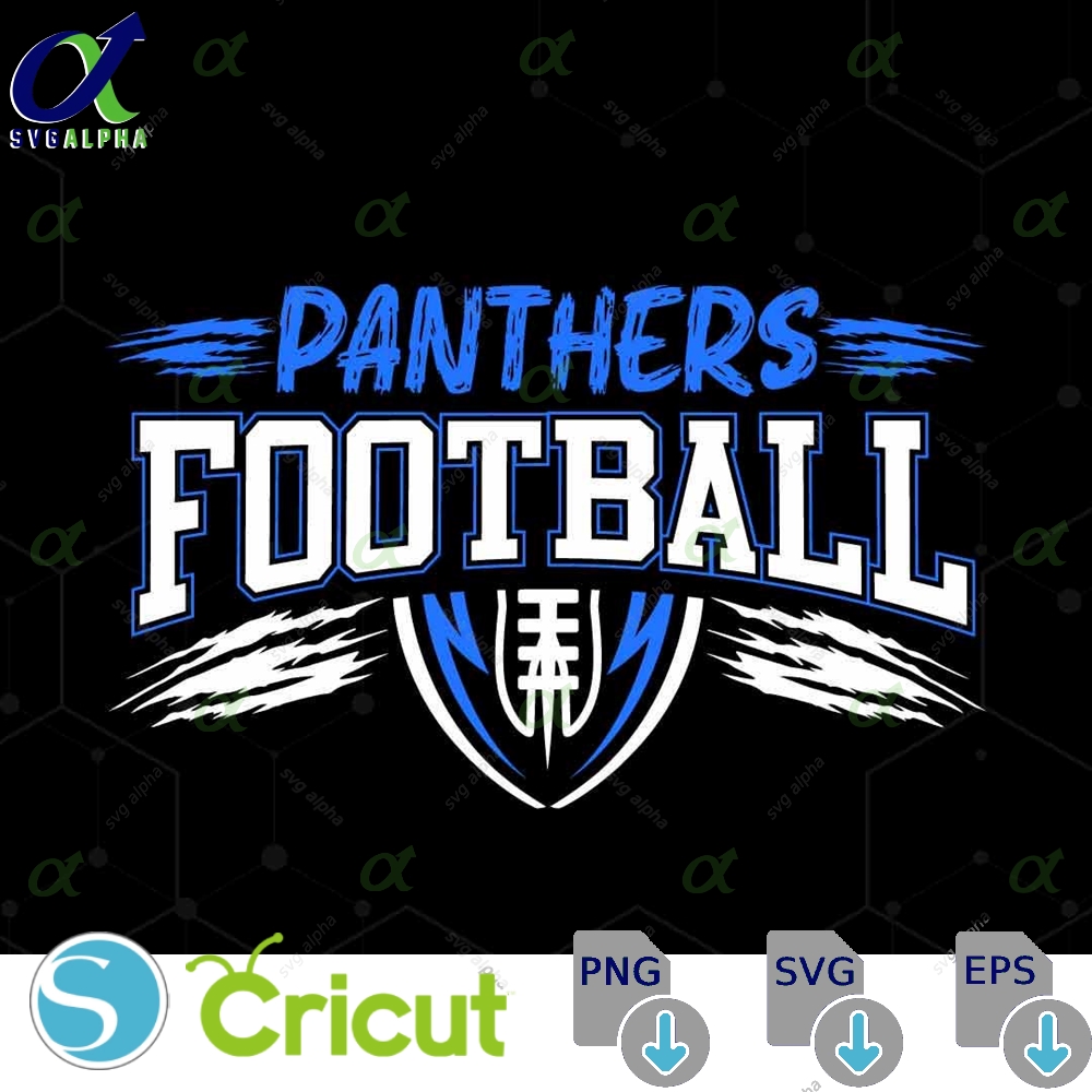 Panthers Mascot Svg Png Panthers Football Svg Varsity Panthers Shirt School Spirit Mascot Football Cheer Sublimation Football Mom Svg